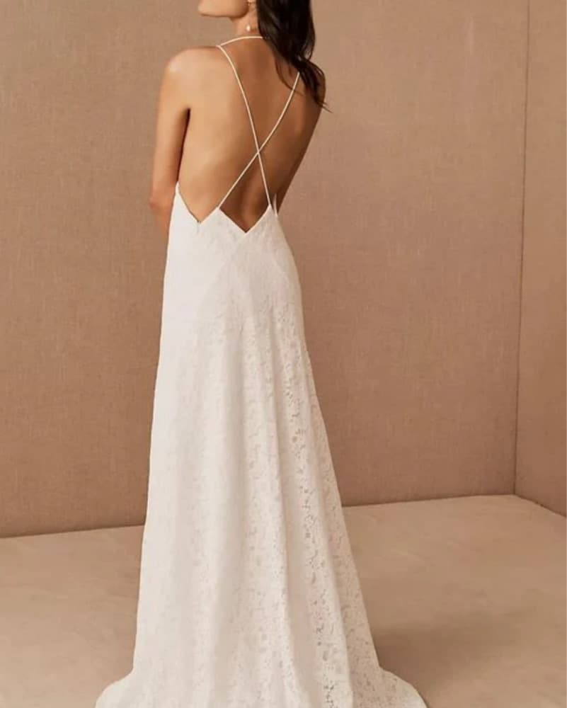 Michael Lo Sordo Lace Gown - Image 6