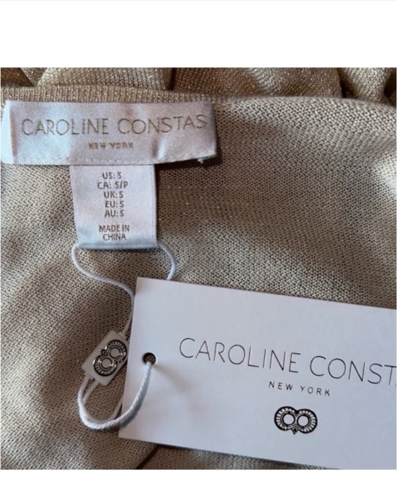 Caroline Constas Floral Knit Dress - Image 5
