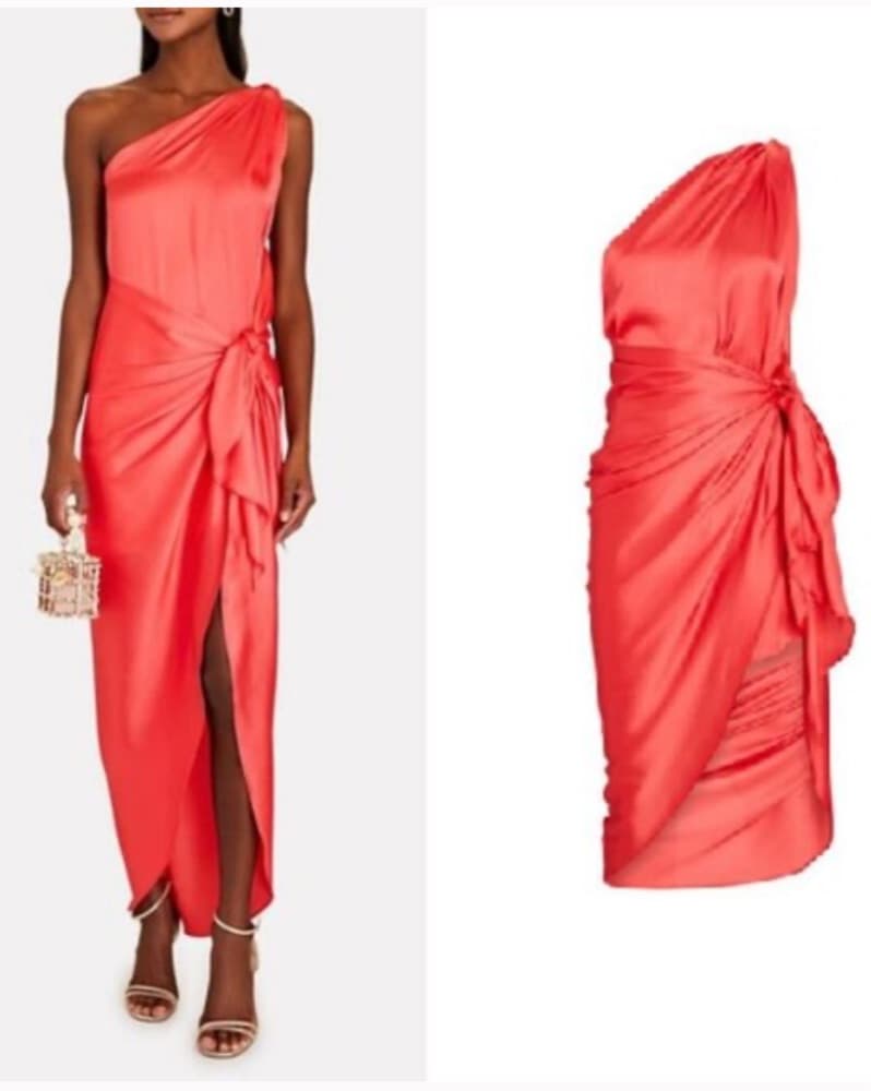 Baobab marea One-Shoulder Draped Gown - Image 1