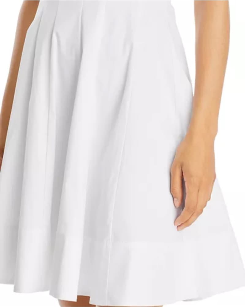 Staud Wells Dress  Mini White 0 - Image 5