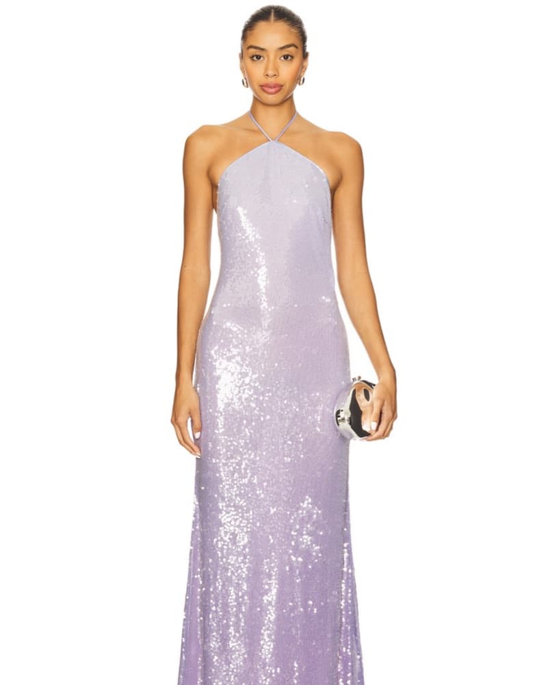 Lovers and Friends lena gown in midnight - Image 1