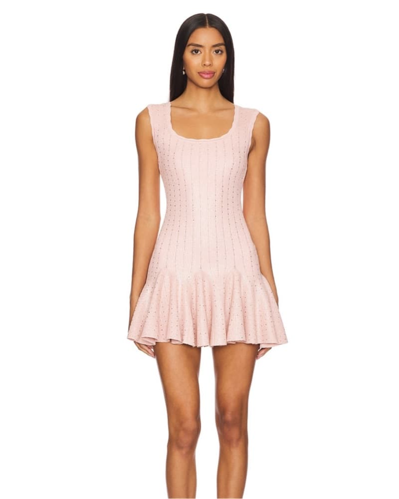 LoveShackFancy Maryanne Dress in Pink  - Image 1