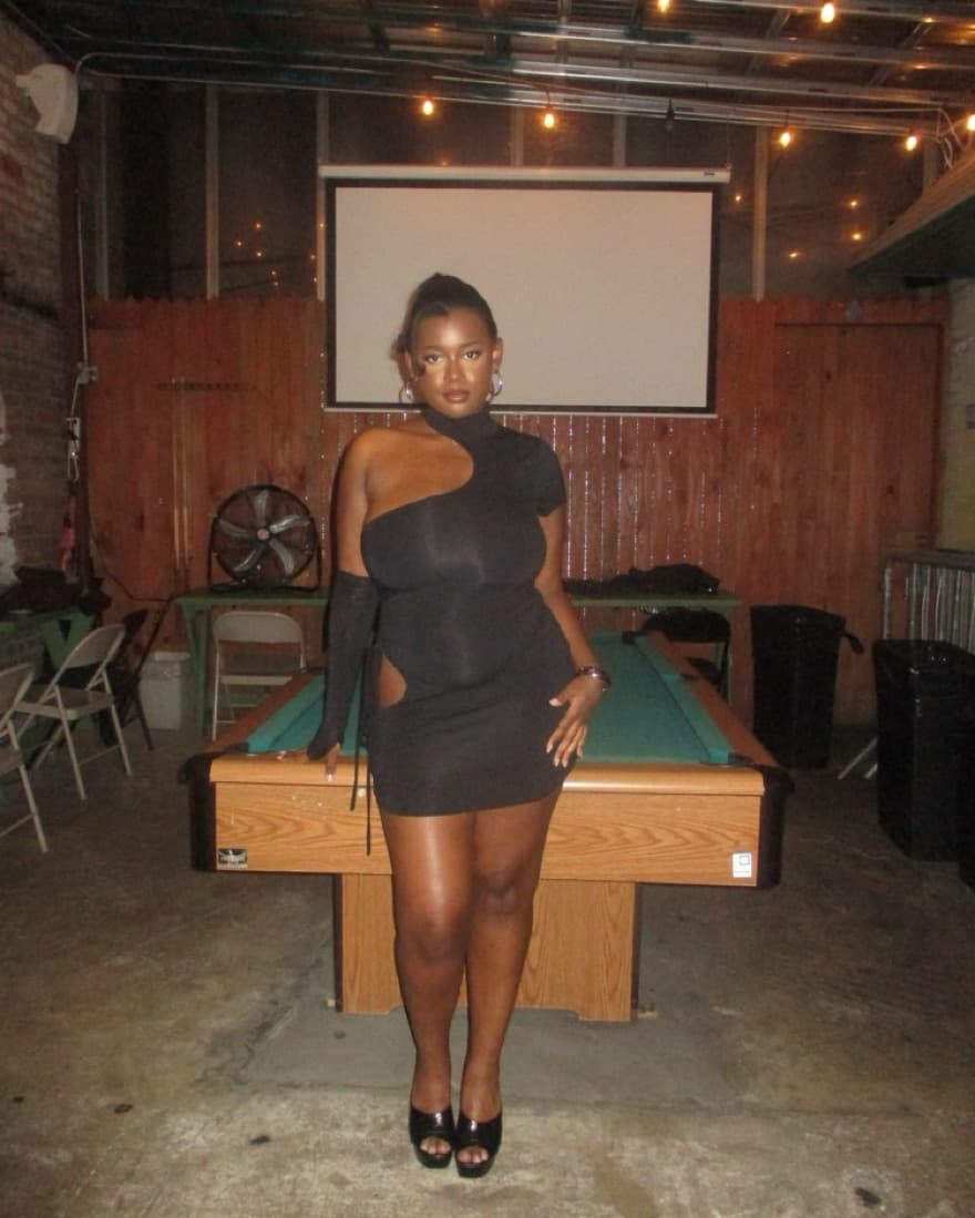 Iamgia Cutout Mini Dress - Image 1