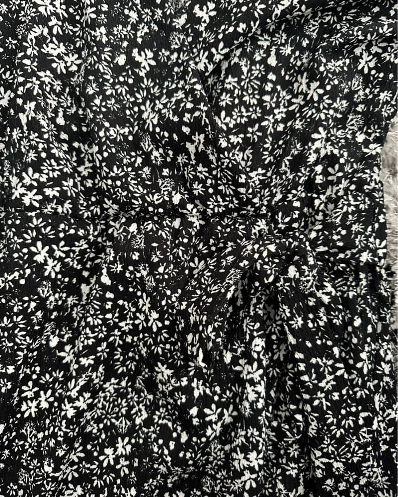 Black Floral Dress - Image 3