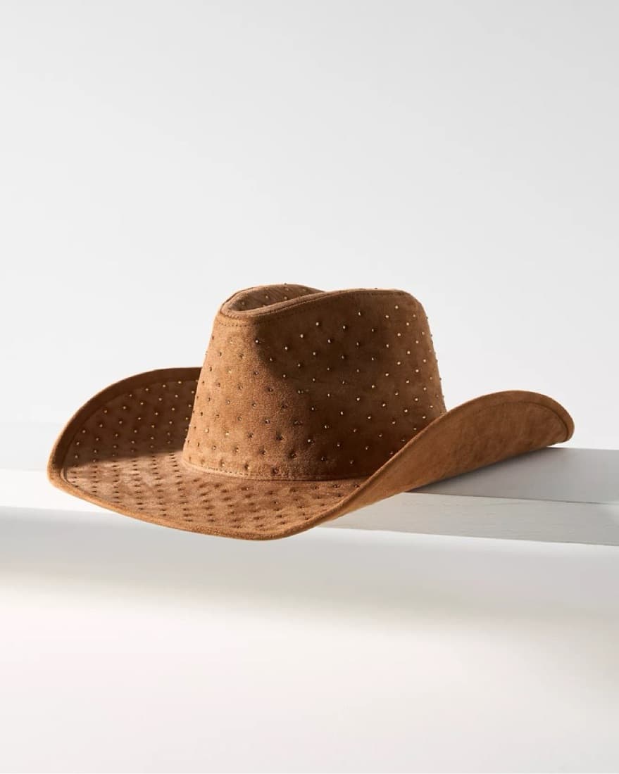 Sparkle Suede Rancher Hat - Image 1