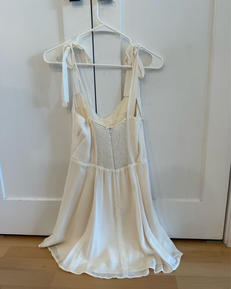 Reformation White Niara Dress - Image 4