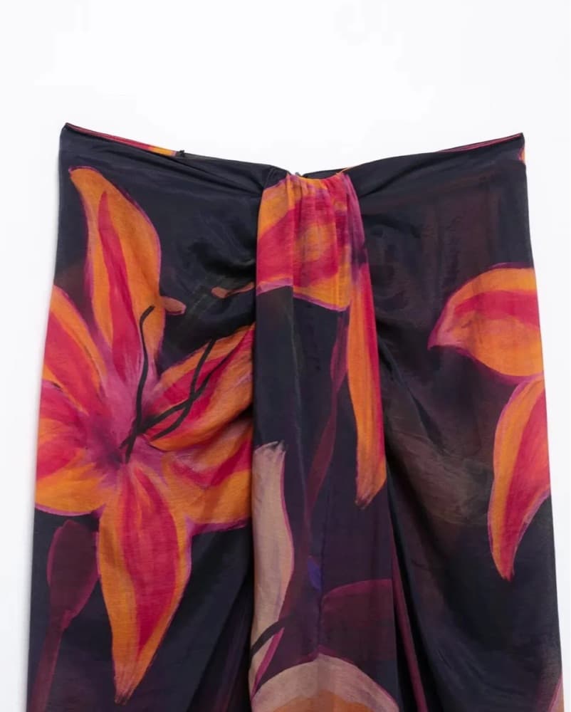 Floral Zara midi skirt  - Image 2