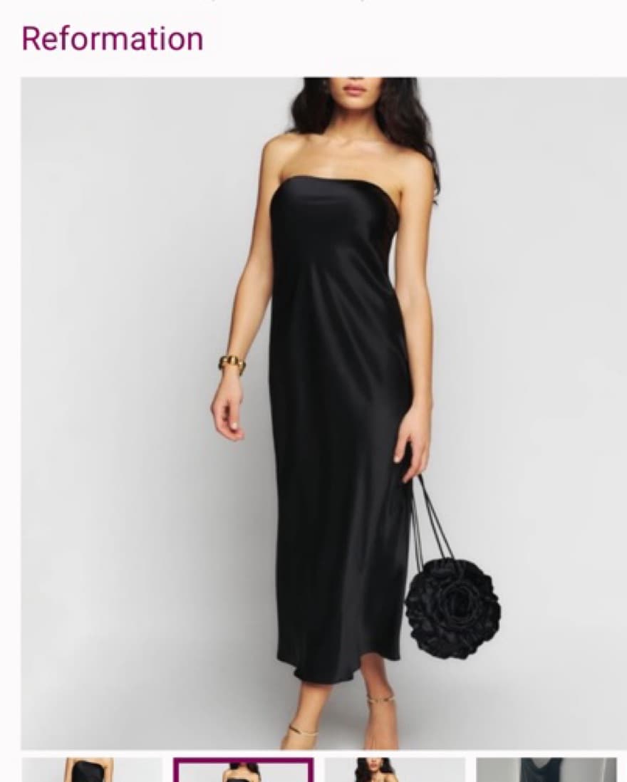 Out of Stock Reformation Silk Dress - Image 1