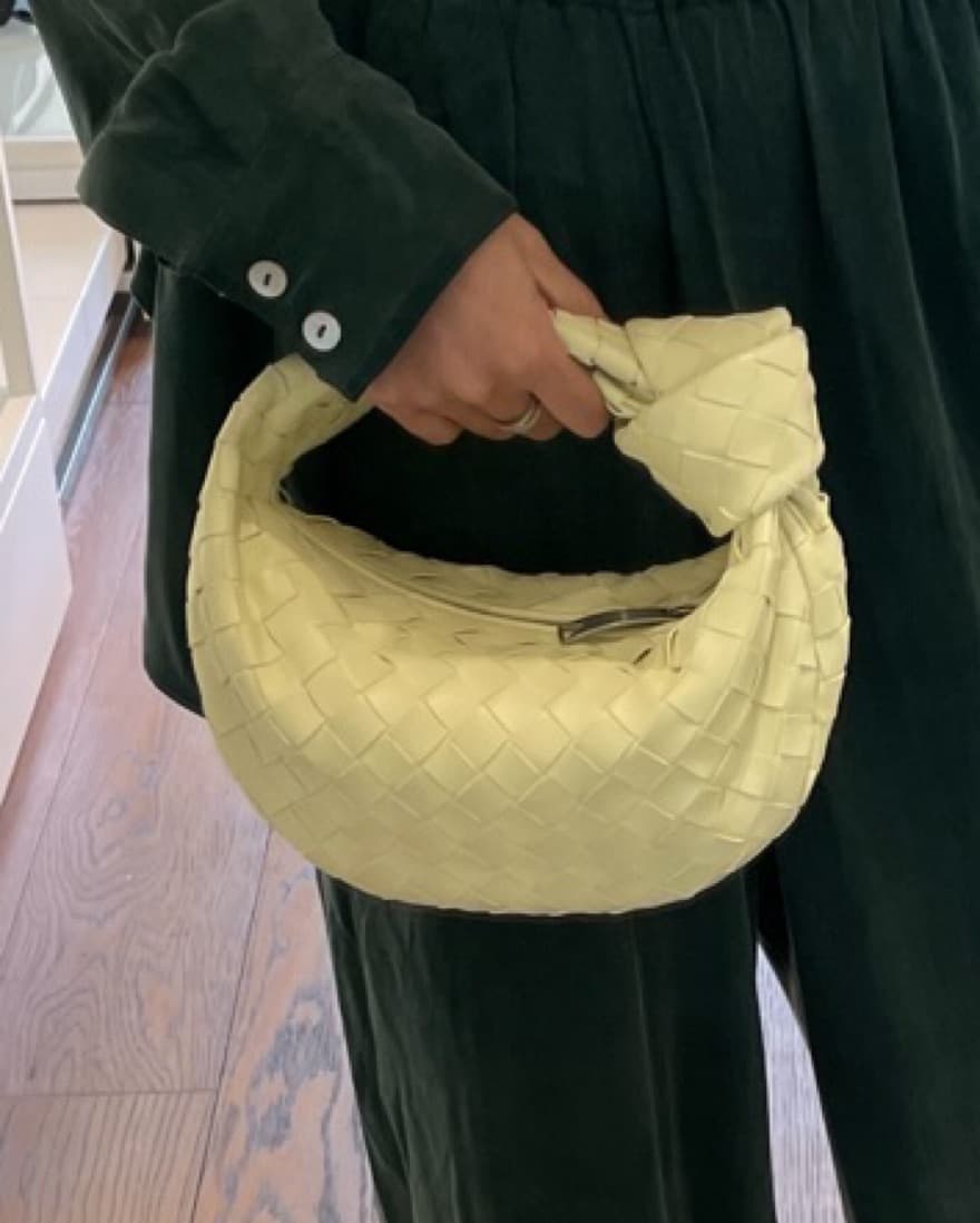 Bottega Yellow Mini Jodie Bag - Image 5