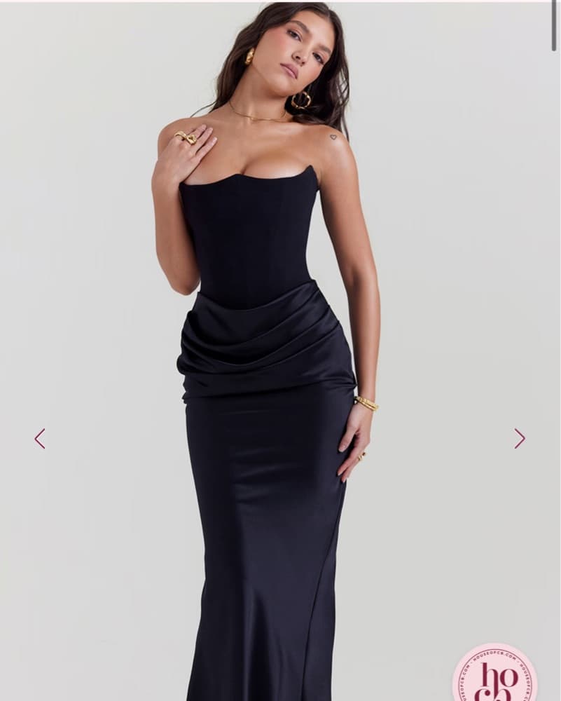 Persephone Black House Of CB Dress - Image 3