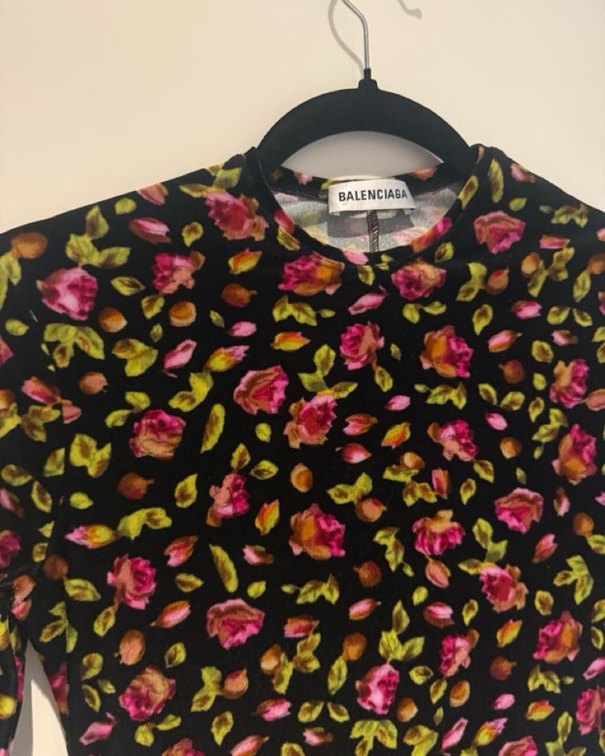 Balenciaga Velvet Dress  - Image 3