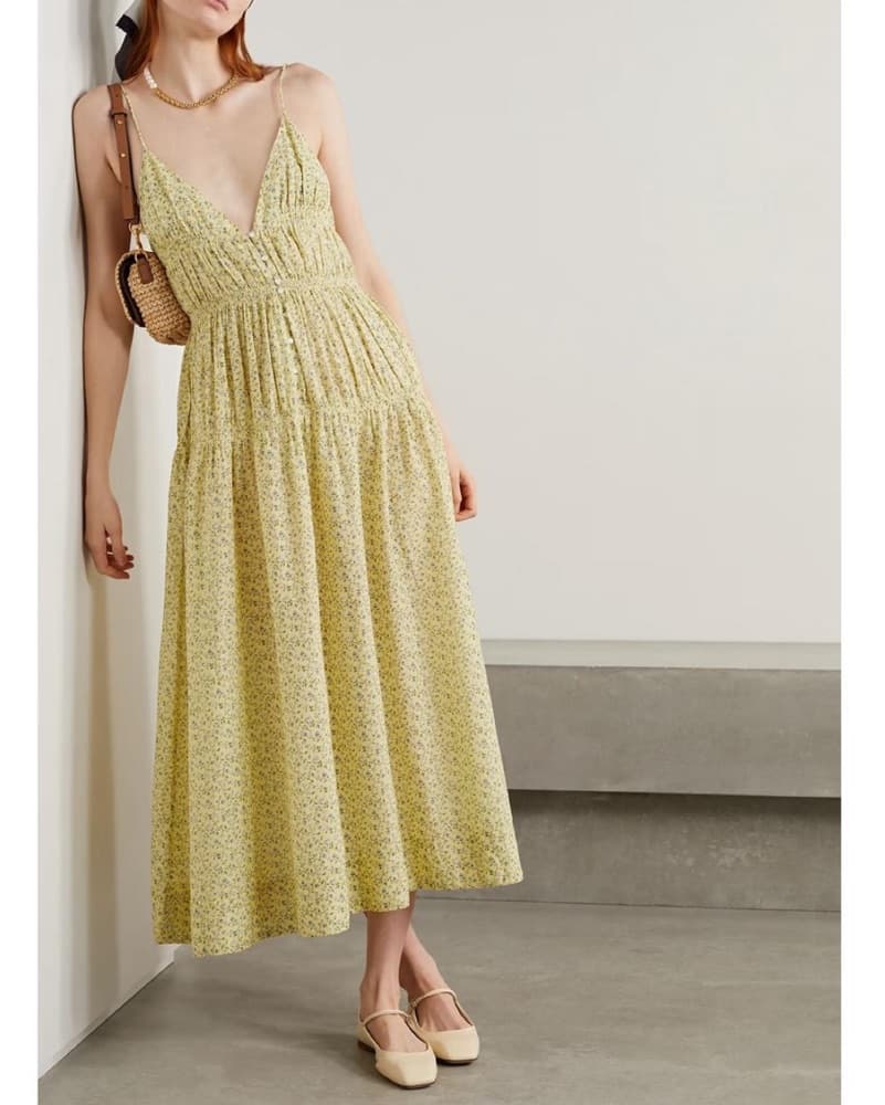 DÔEN Irina Dress in Moonflower Floral  - Image 1