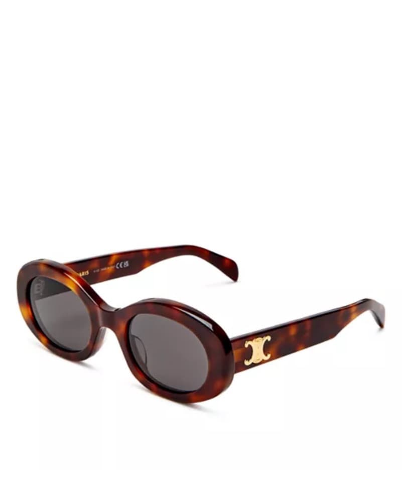 Celine Triomphe Oval Sunglasses 53mm - Image 2