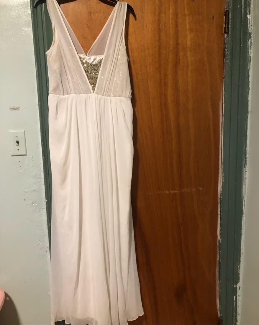 Long Formal White Dress  - Image 1