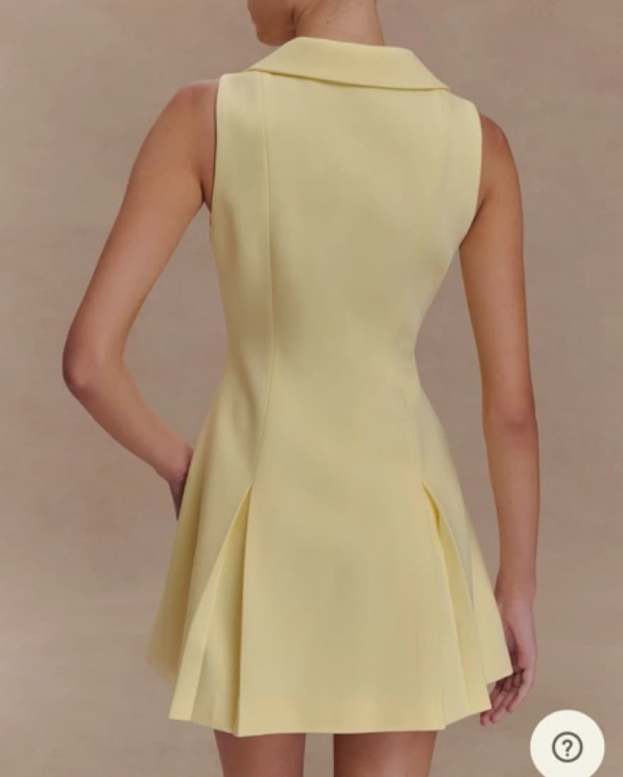 Meshki Lemon Mini Dress - Image 2