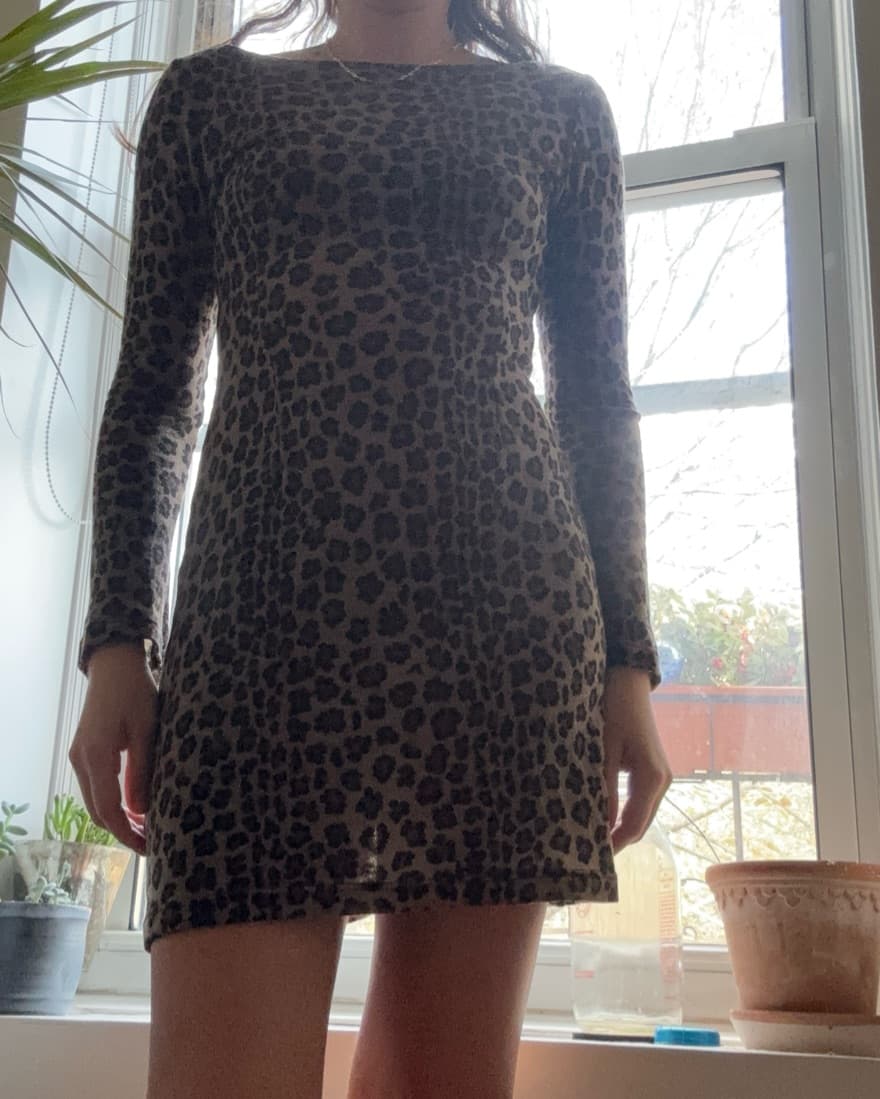 Fendi Cheetah Mini Dress - Image 1