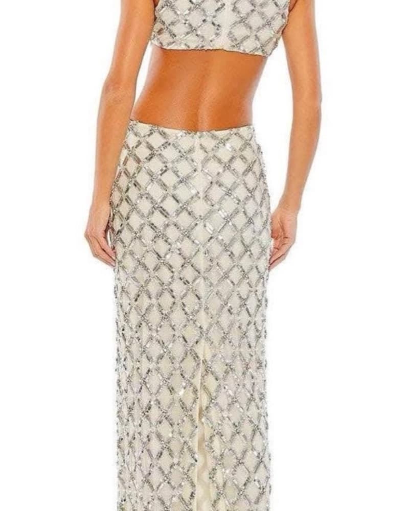 MacDuggal Embellish Cutout Column Dress - Image 2
