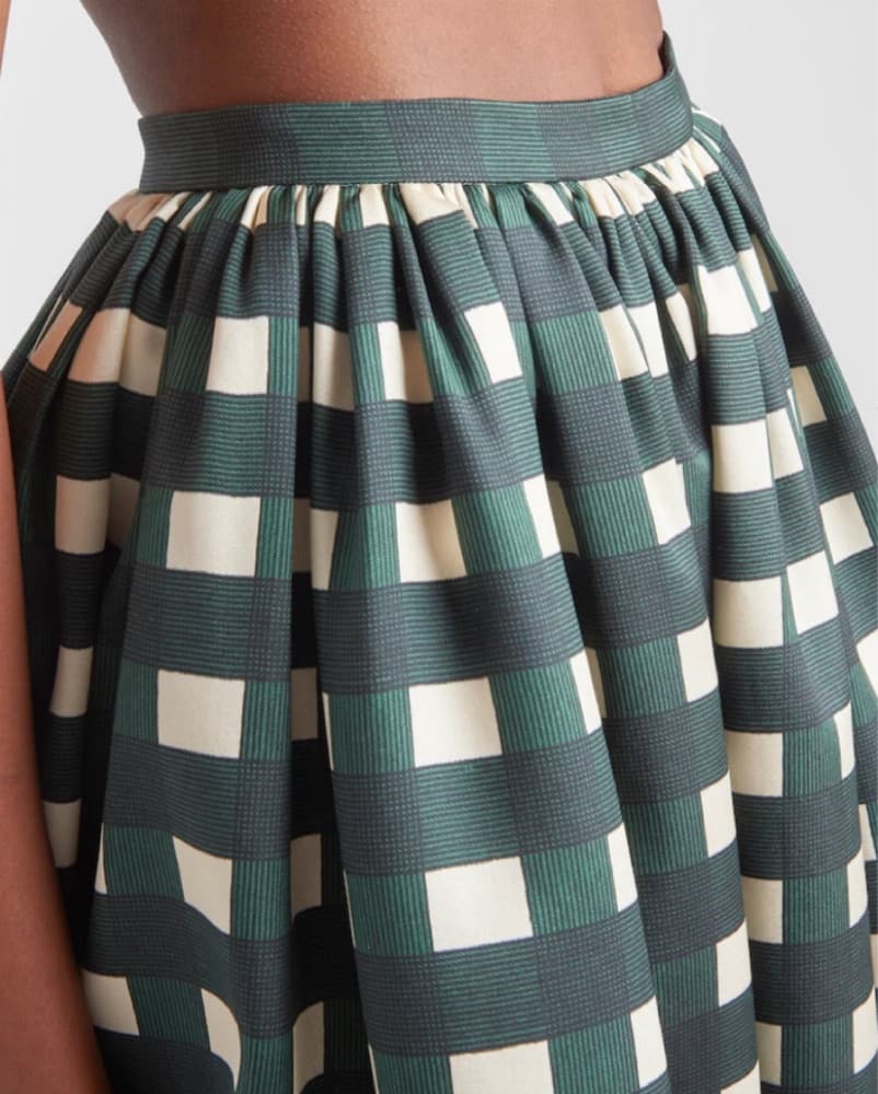 Prada Check Skirt - Image 4
