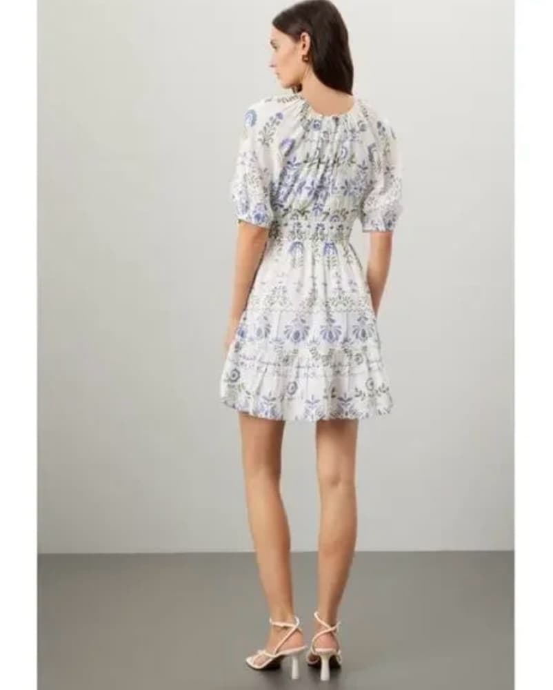 Saylor Puff Sleeve Mini Dress - Image 3