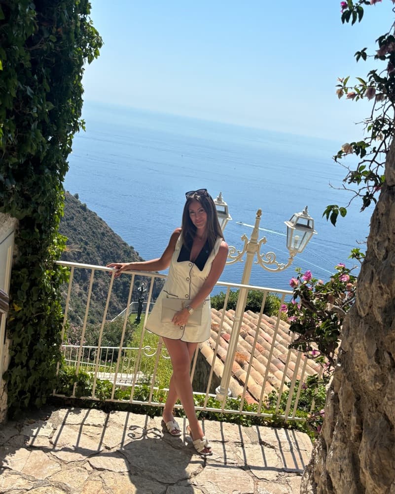 Adrienna Dress in Tuxedo - Image 1