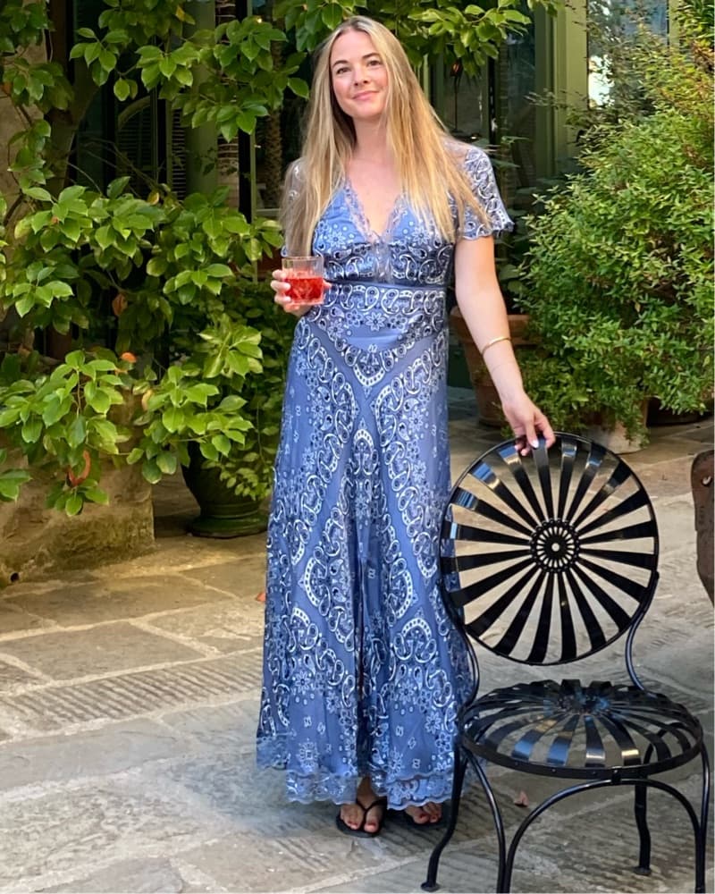 Maje Silk Handkerchief Dress - Image 1