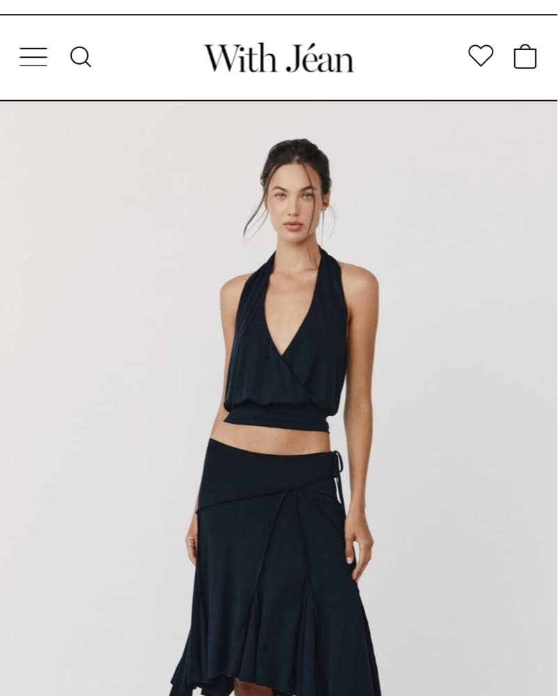 With Jean Sharni Top XXS Black - Image 3