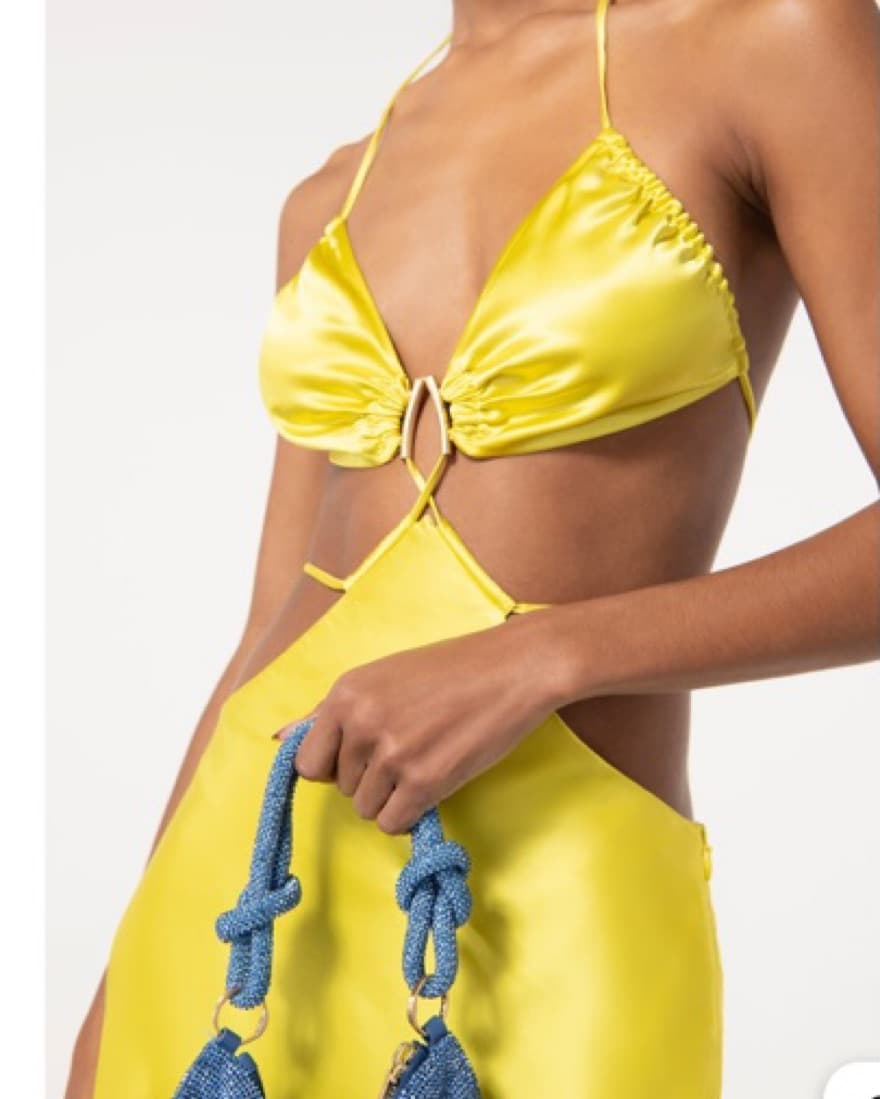 Yellow Cult Gaia Collete Gown - Image 5