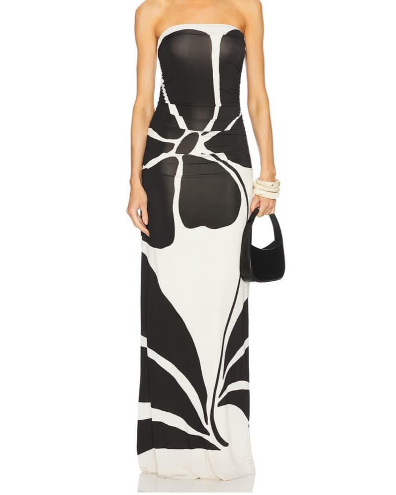 Cala de la Cruz Maxi Strapless Dress XS - Image 4
