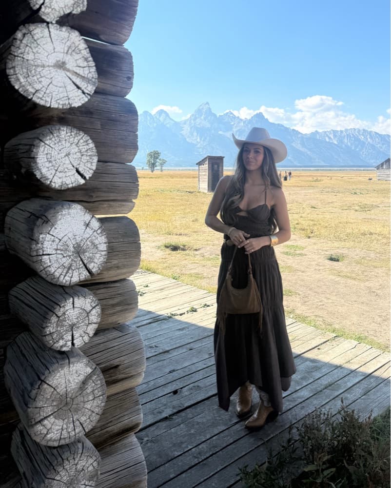 Tahlia Dress in Chocolate  - Image 1