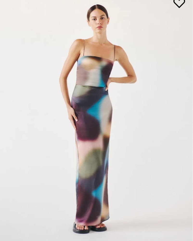 Reformation Formal Silk Dress - Image 3