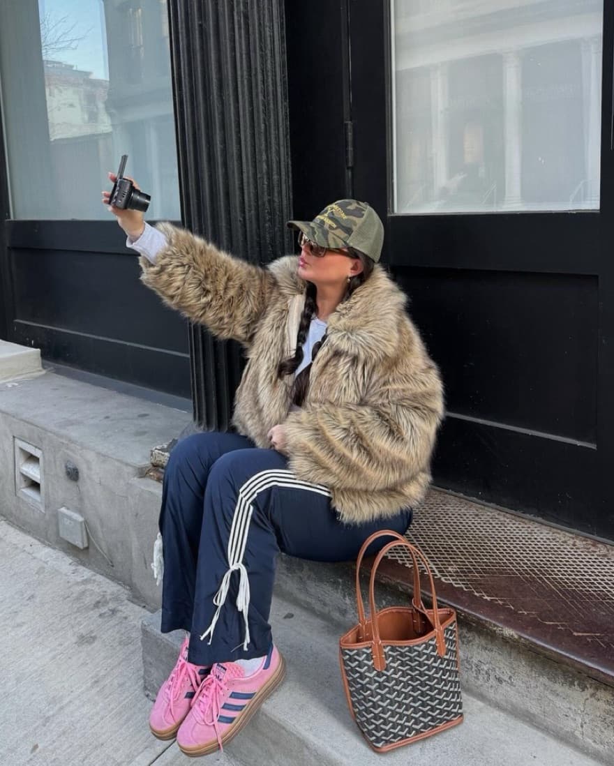 Brown Fur Coat - Image 1