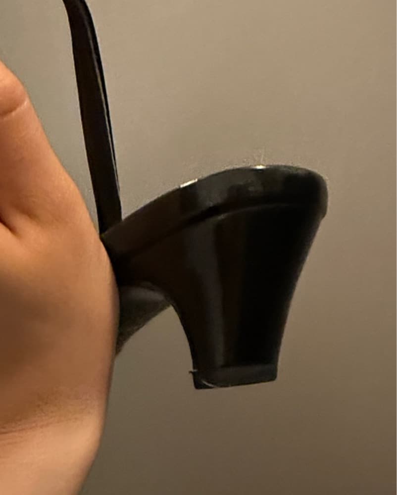 Sleek Prada Patent Leather Slingback Pumps - Image 4