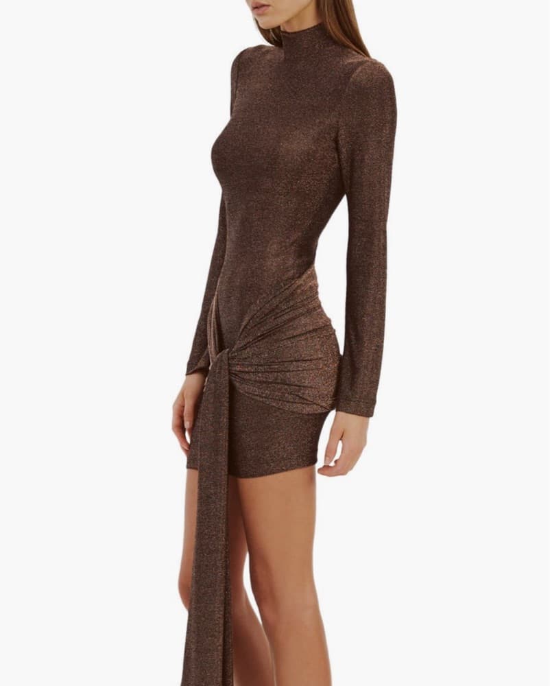 Bardot Twist Front Dress - Image 3