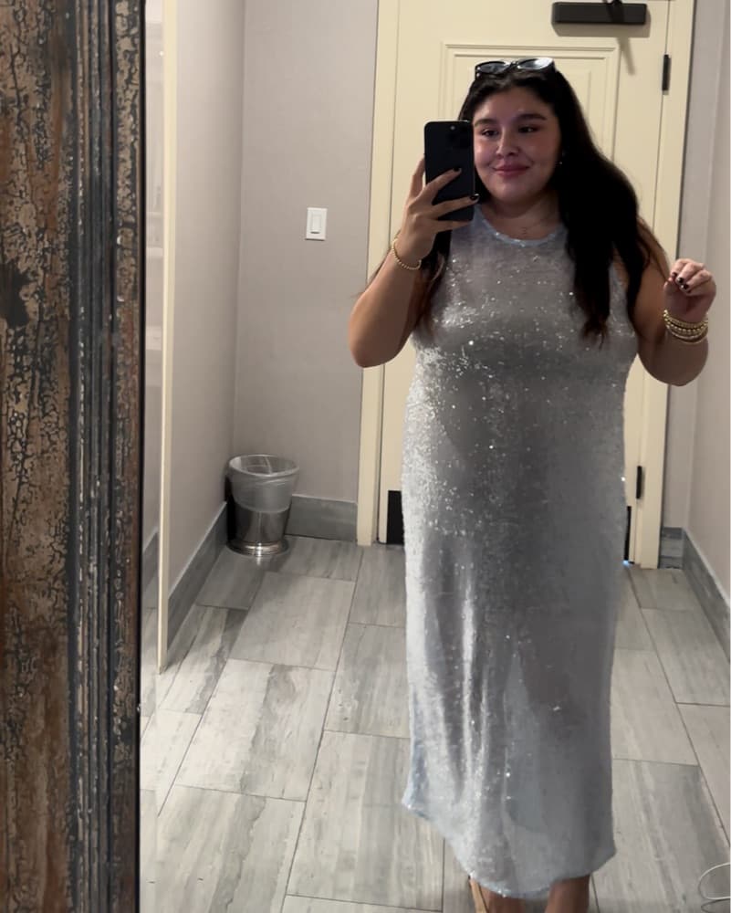 Dazzling Sequin Maxi Dress - Image 2