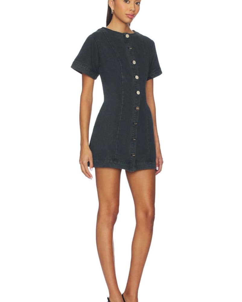 Sndys Tilla Denim Mini Dress - Image 2