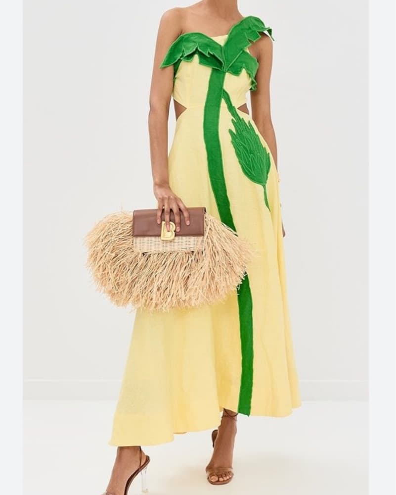 Farm Rio Yellow Dress - Image 1