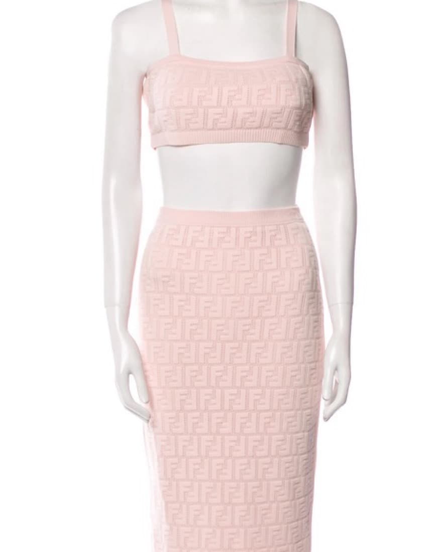 Fendi Printed Skirt Set - Image 3