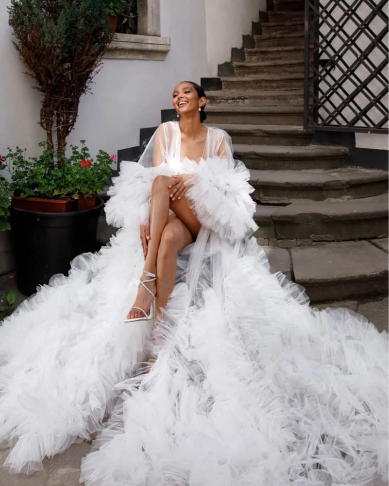 VOIR Bride Victoria Bridal Robe - Image 2