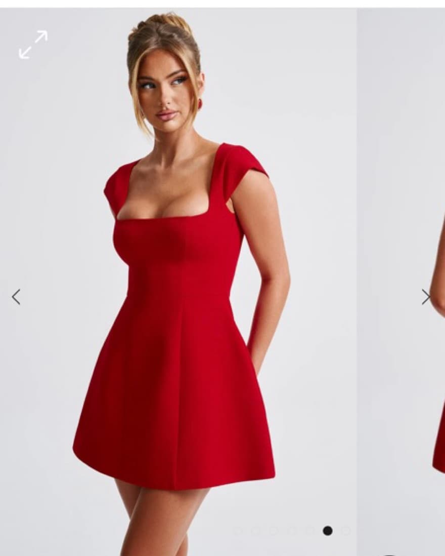 Stunning Red Cocktail Dress - Image 5