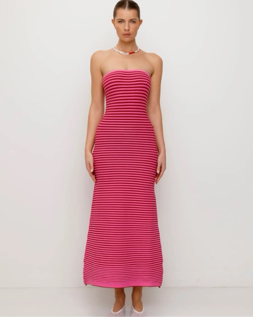 The Wolf Gang Knit Striped Dress - Image 2