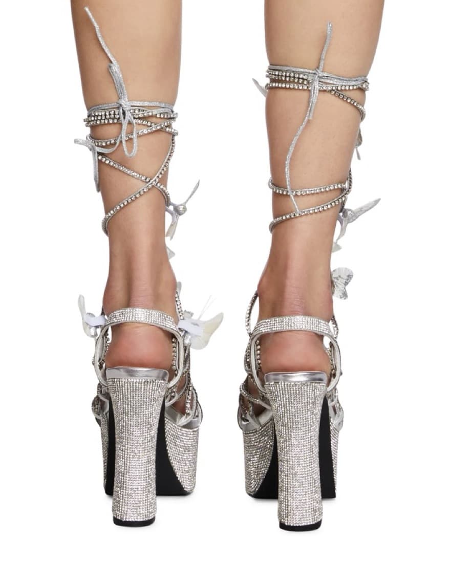 Poster Girl Rhinestone  Heels - Image 2