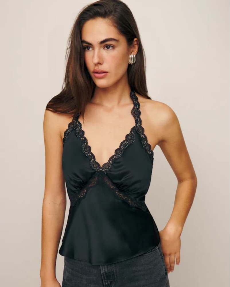 Reformation Monica Silk Top - Image 1
