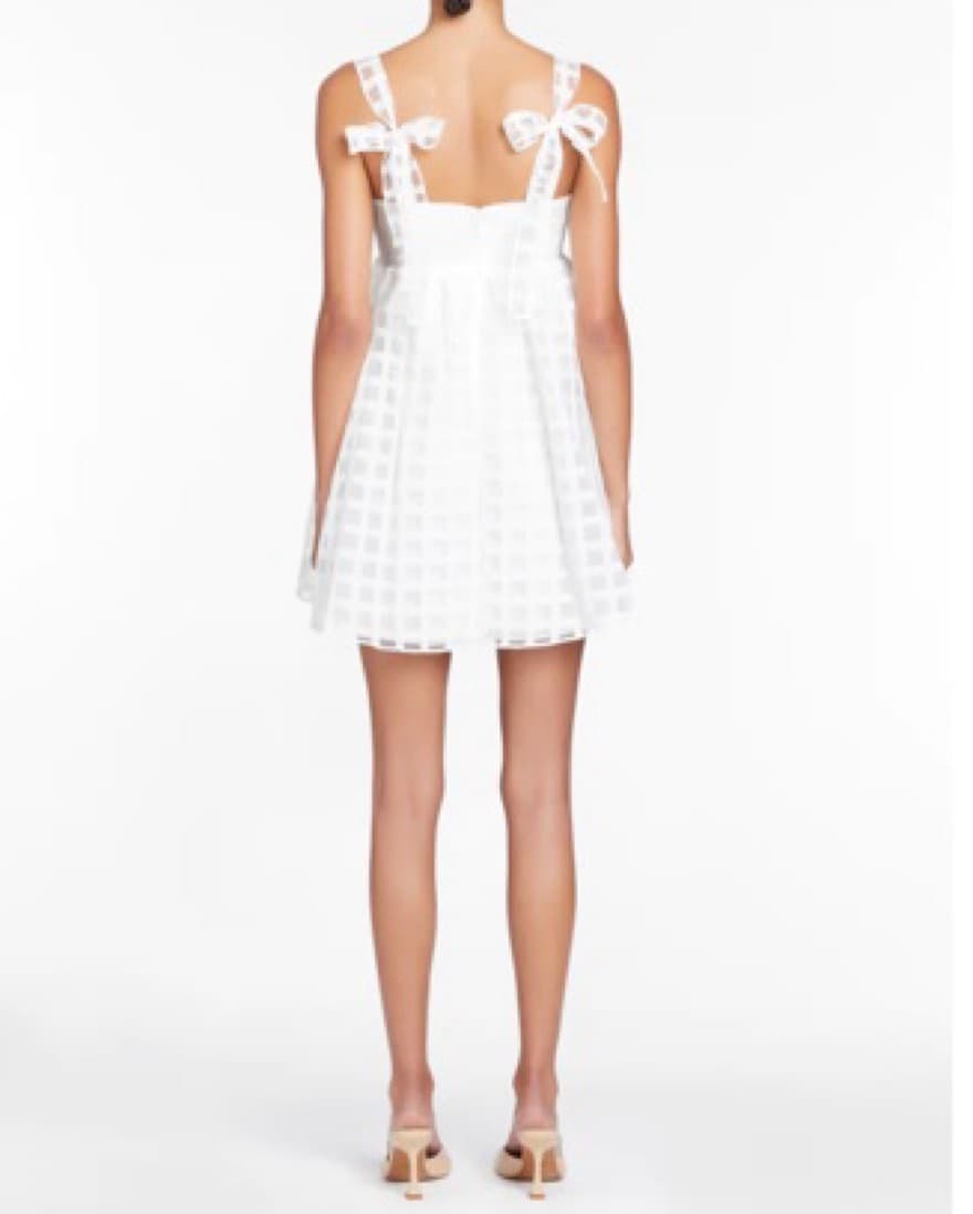 Amanda Uprichard Russo Dress In Gingham  - Image 2