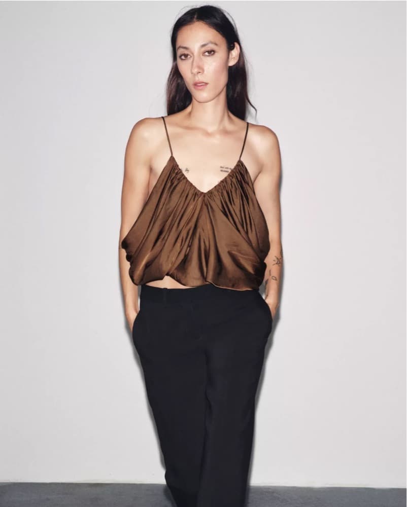 Zara Silk Top  - Image 2