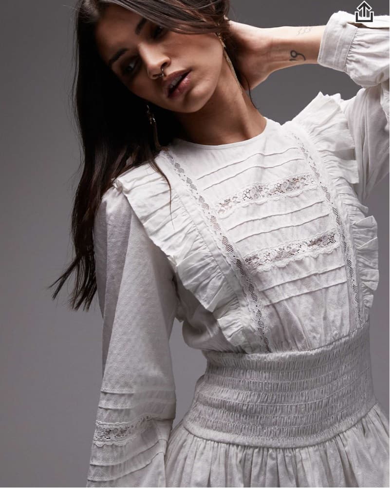 White Love Shack Dupe Mini Dress  - Image 2