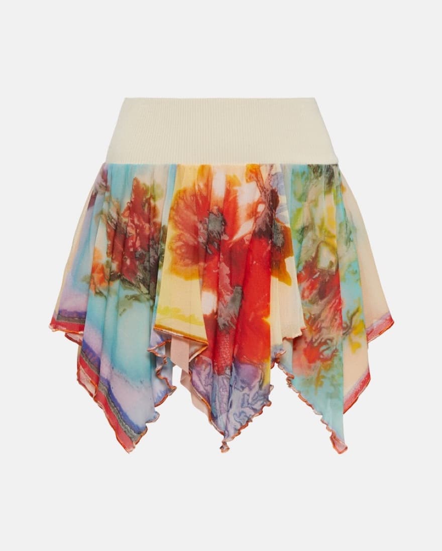 Jean Paul Gaultier Floral Mini Skirt  - Image 1
