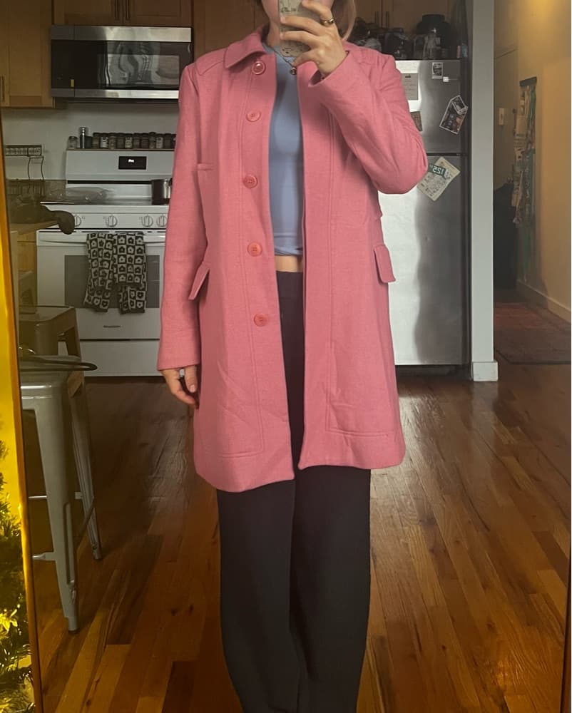 Vibrant Pink Coat - Image 2