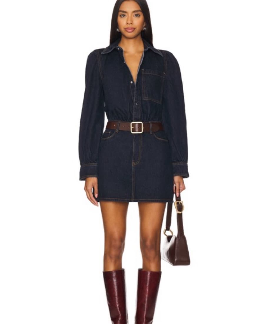 Deep Down Denim Dress BlankNYC Revolve - Image 1