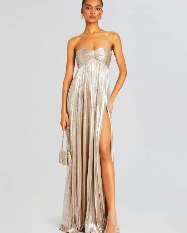 Retrofête Champagne Zoa Dress - Image 1