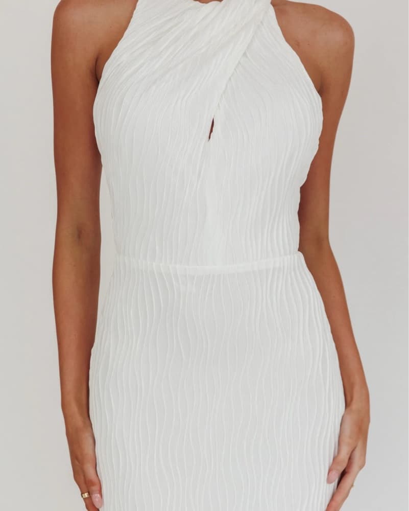 White Maxi Dress - Image 3
